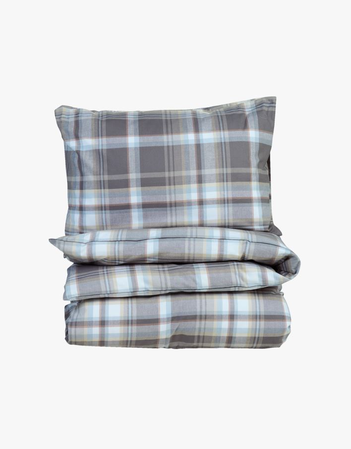 Voodipesukomplekt lõimvärvitud flanell mitmevärviline - 150x210+50x60 cm mitmevärviline - 1