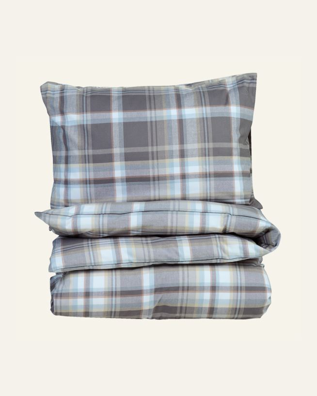 Voodipesukomplekt lõimvärvitud flanell mitmevärviline - 150x210+50x60 cm mitmevärviline - 1