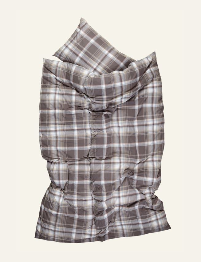 Voodipesukomplekt lõimvärvitud flanell mitmevärviline - 2