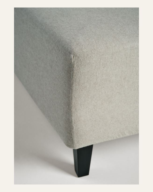 Flanellist linad sand - 90x200 cm sand - 1