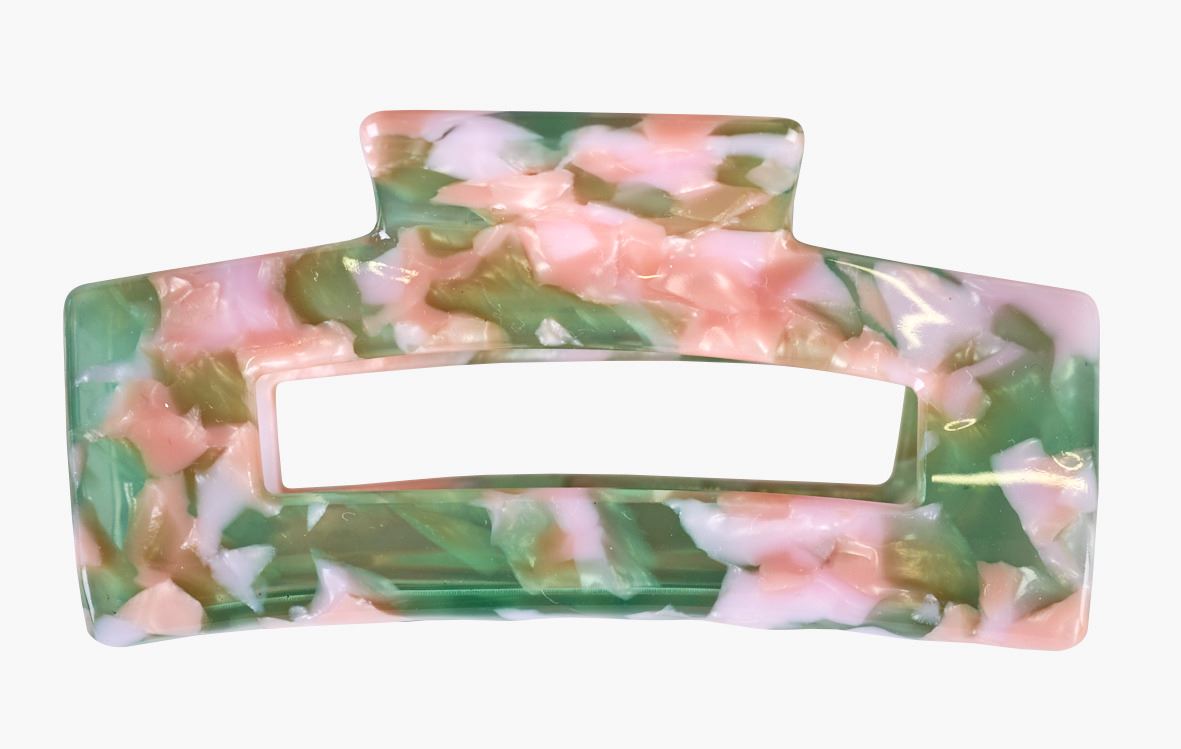 Juukseklamber mitmevärviline/roheline - 4,64x8,15x3,95 cm mitmevärviline/roheline - 1