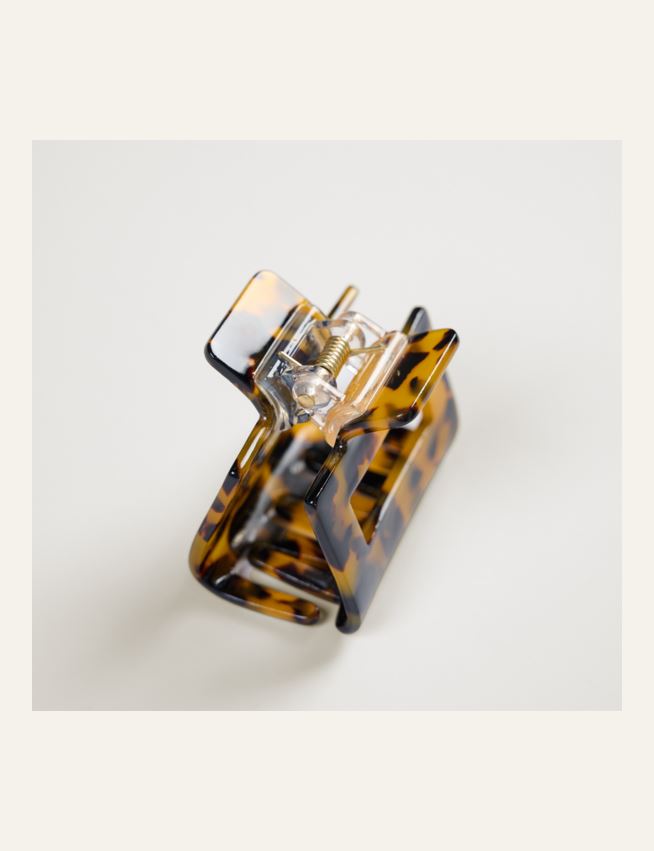 Juukseklamber tumepruun - 2