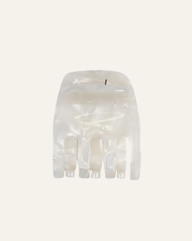 Juukseklamber loodusvalge - 4,5x3,4x4,2 cm loodusvalge - 1