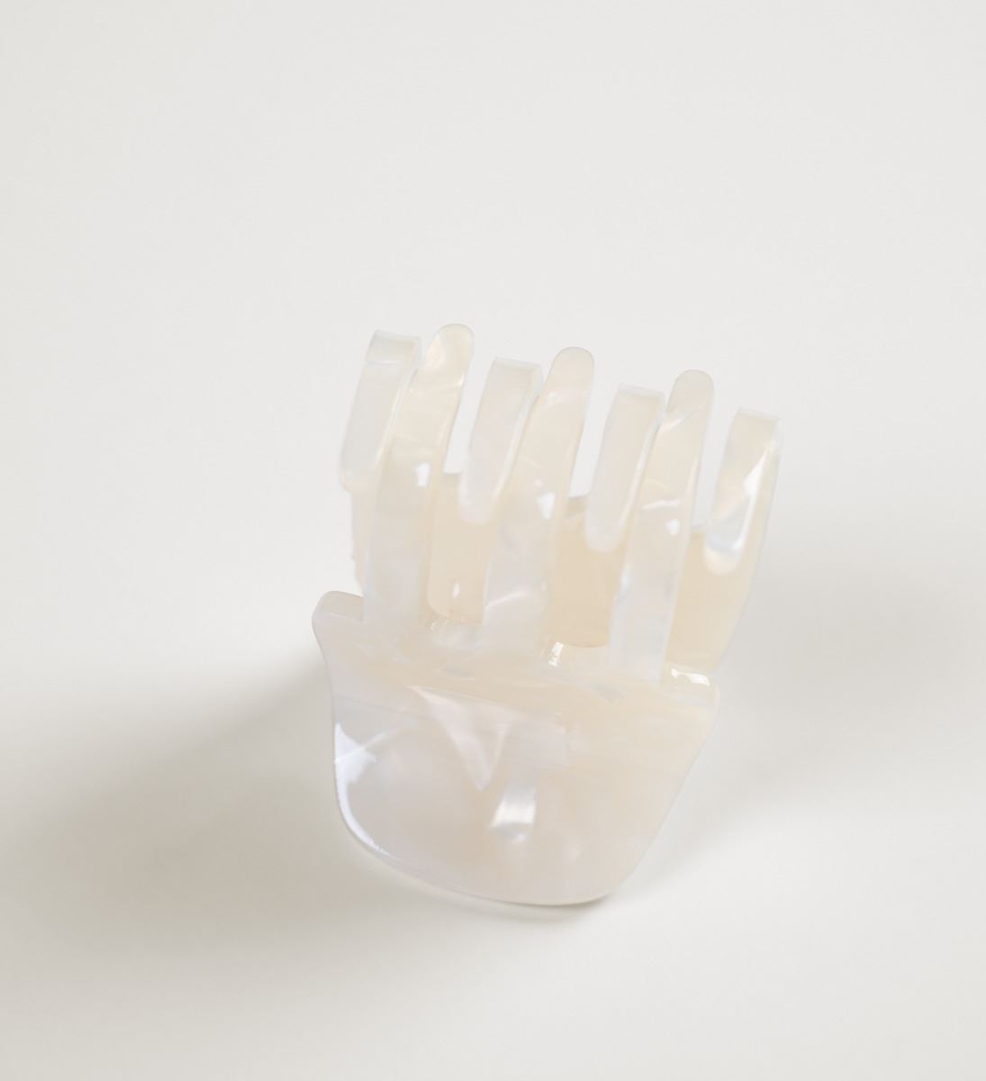 Juukseklamber loodusvalge - 2