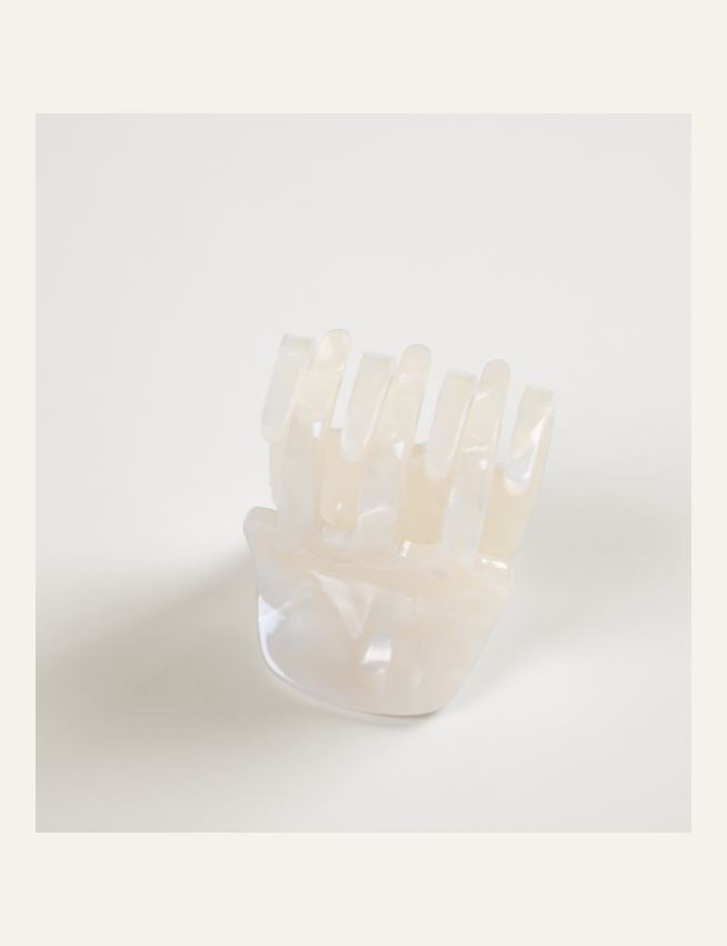 Juukseklamber loodusvalge - 2