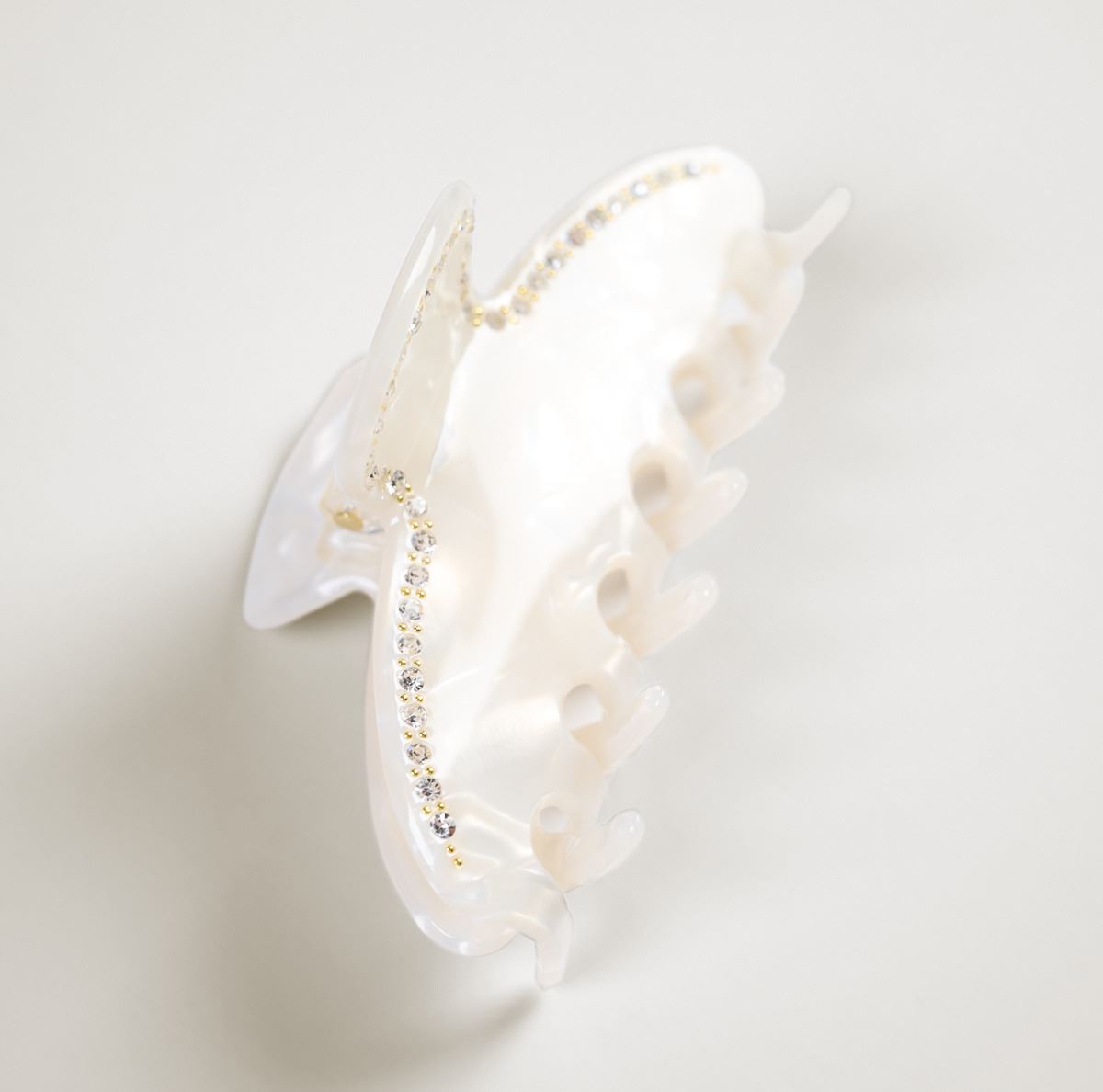 Juukseklamber loodusvalge - 2