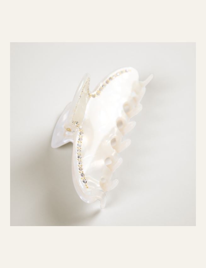 Juukseklamber loodusvalge - 2