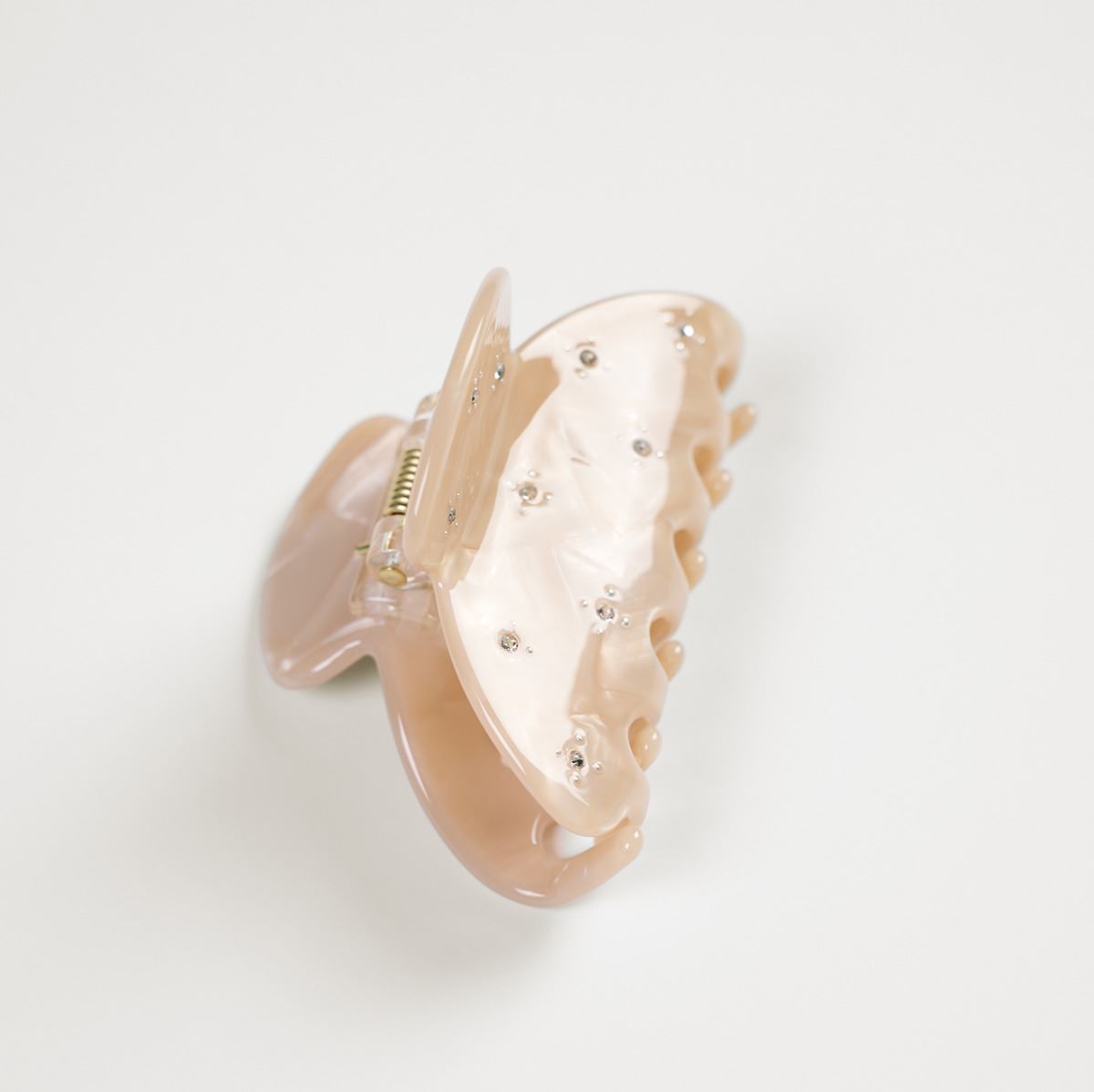 Juukseklamber beež - 2