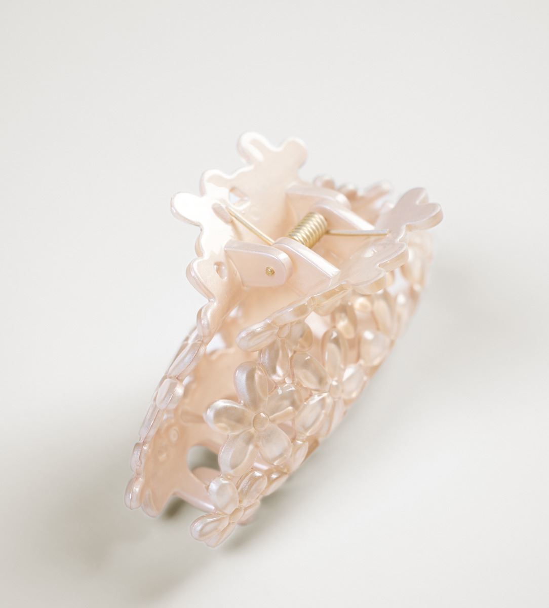 Juukseklamber beež - 2