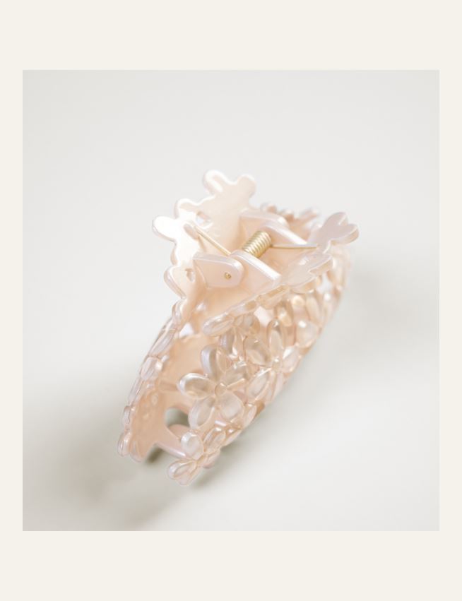 Juukseklamber beež - 2