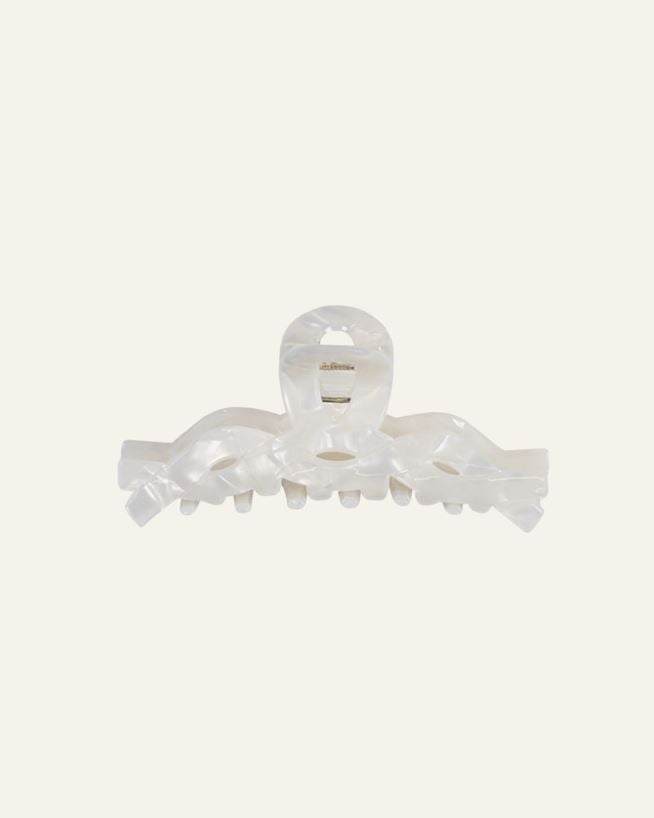 Juukseklamber loodusvalge - 3,8x5,1x4,5 cm loodusvalge - 1