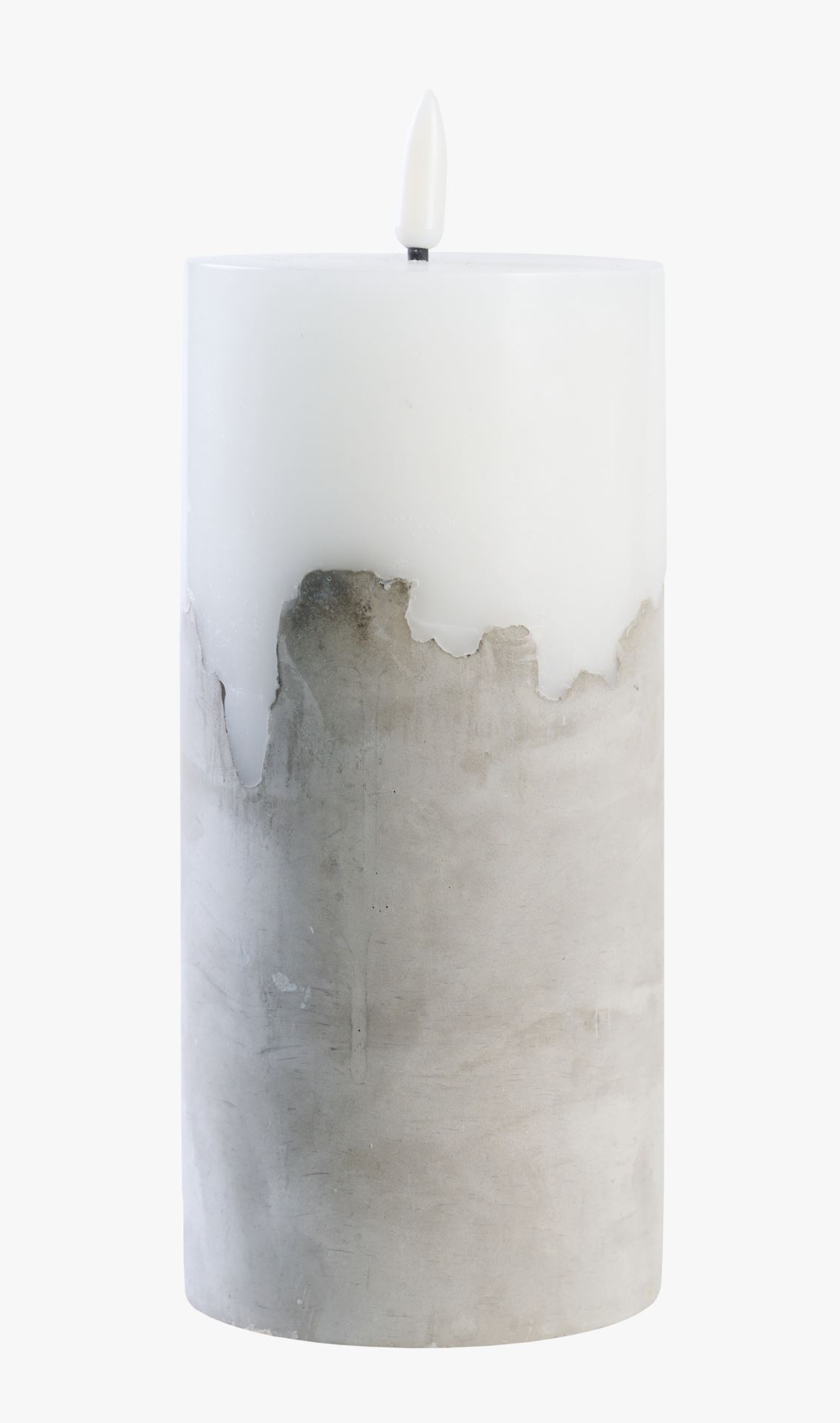 Led-lauaküünal valge - 8x8x17 cm valge - 1