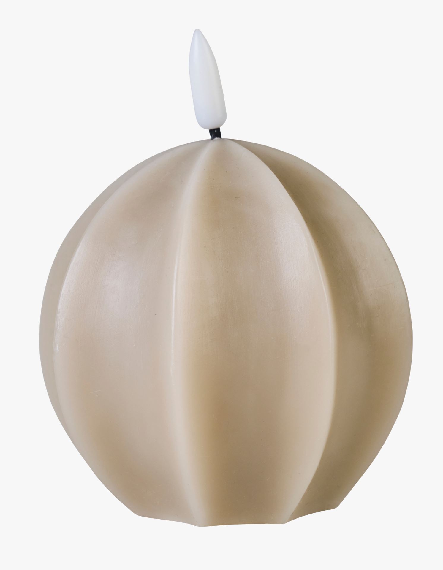 Led-küünal beež - 9,5x9,5x12,5 cm beež - 1