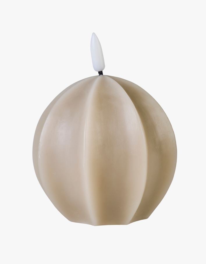 Led-küünal beež - 9,5x9,5x12,5 cm beež - 1