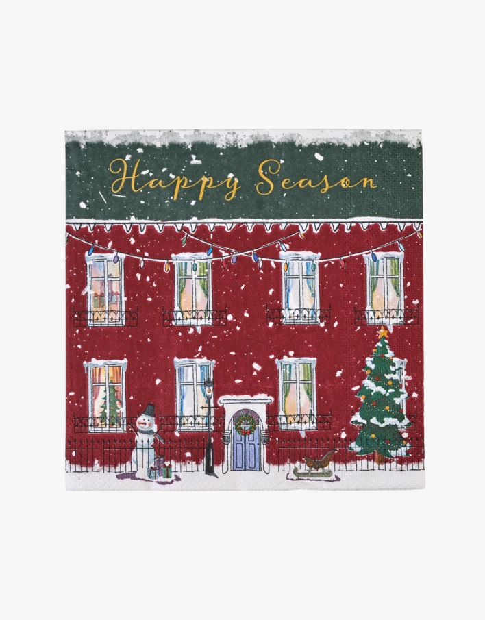 Pabersalvrätikud mitmevärviline/punane - 33x33 cm mitmevärviline/punane - 1