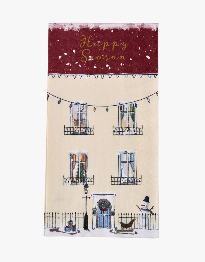 Pabersalvrätik mitmevärviline/beez - 33x42 cm mitmevärviline/beez - 1