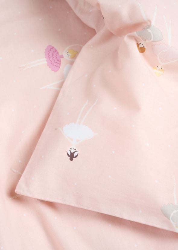 Beebi voodipesukomplekt roosa - 2