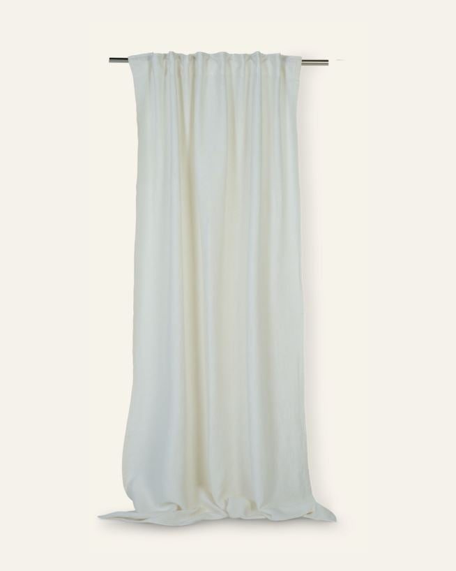 Linane kardin valge - 140x250 cm valge - 1