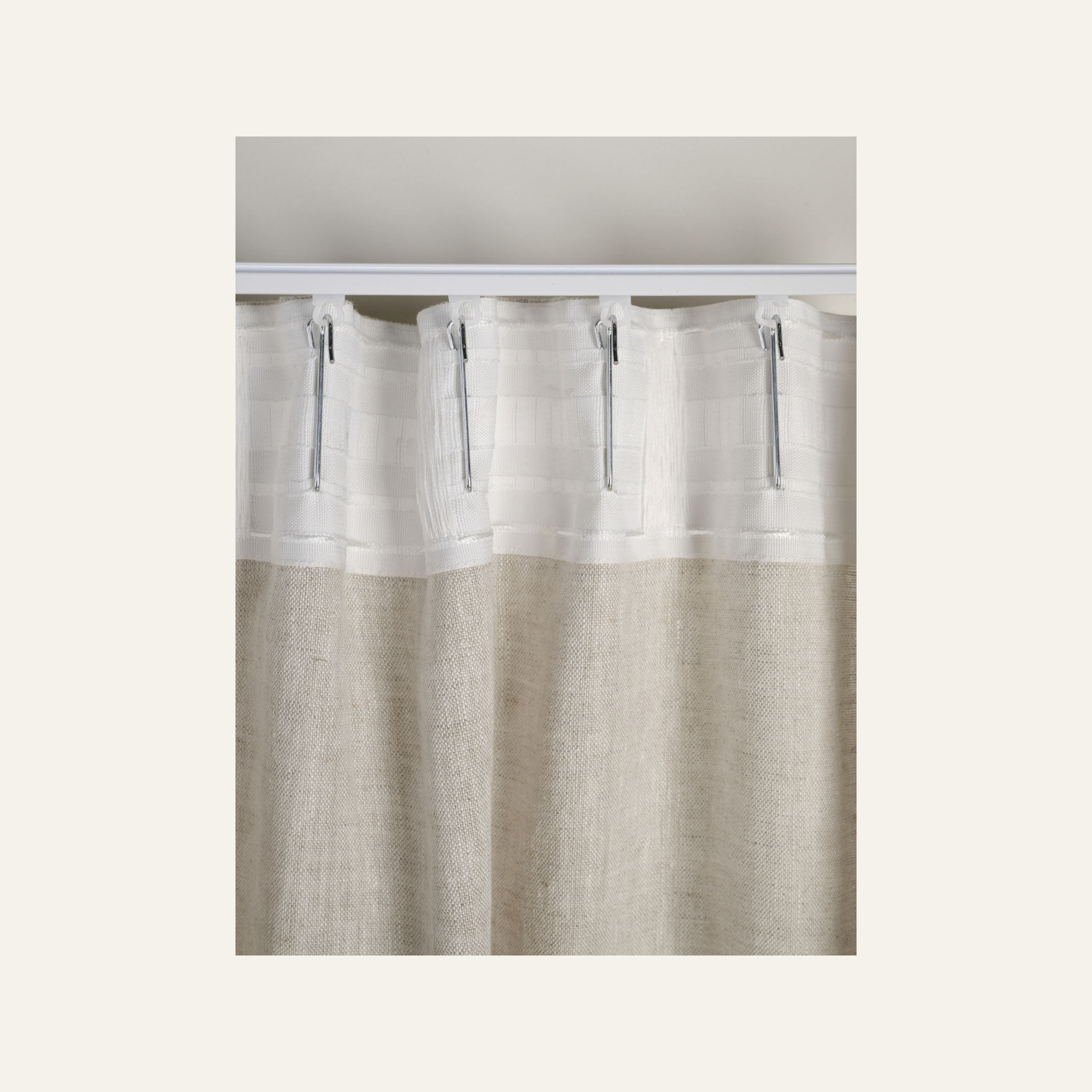 Linane kardin hele beige - 4