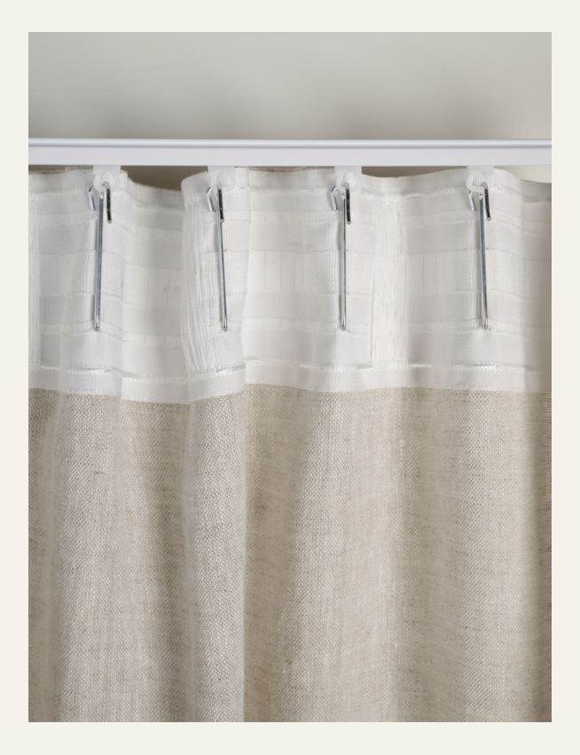 Linane kardin hele beige - 4