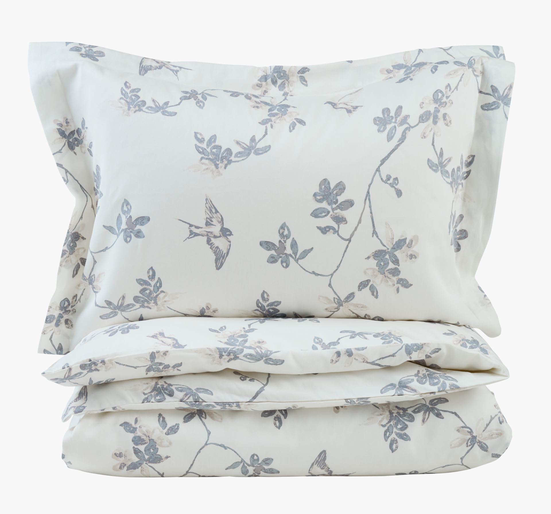 Voodipesukomplekt satiinpuuvillane valge - 150x210 cm valge - 1