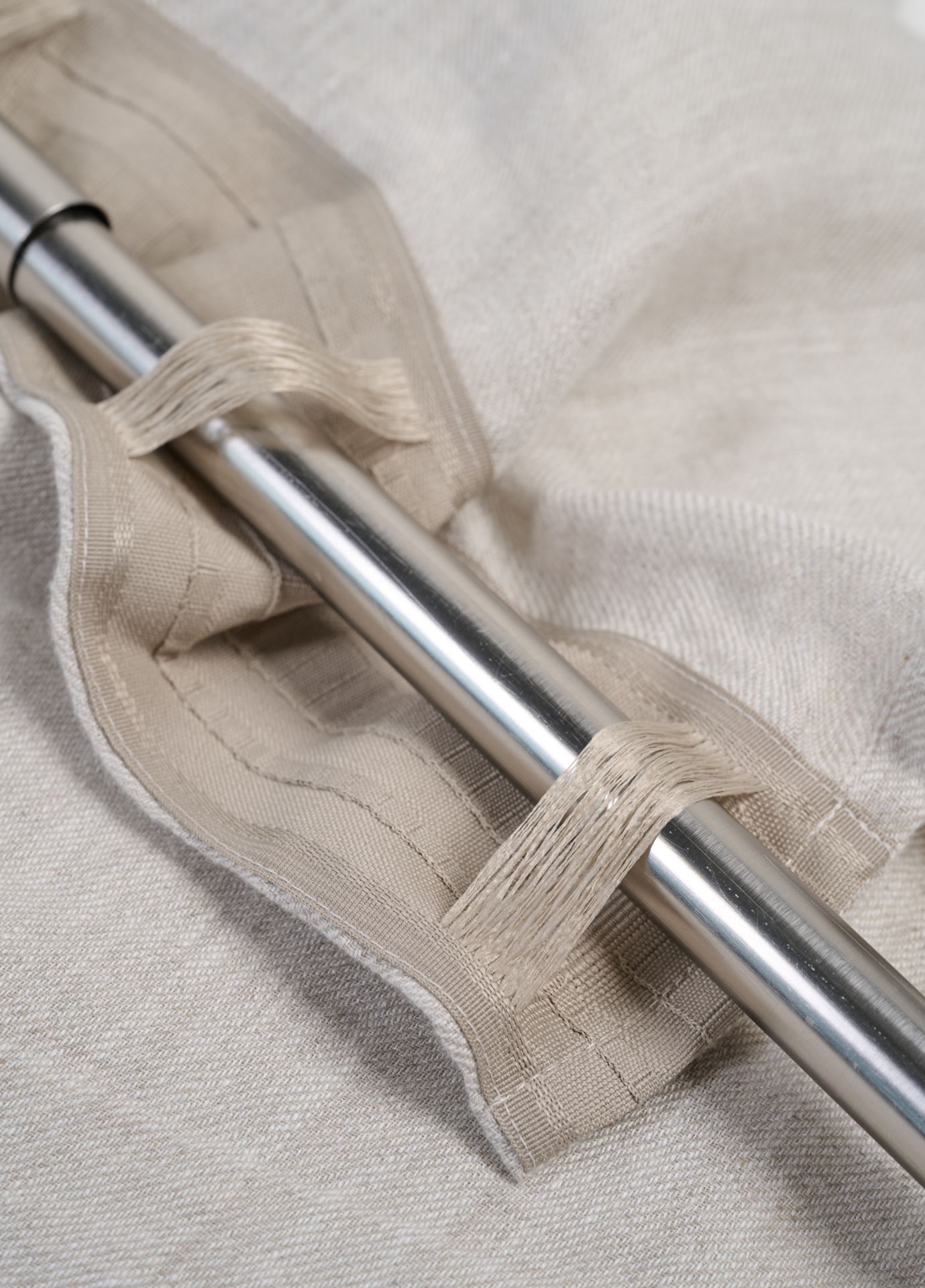 Linane kardin naturaalne toon - 3