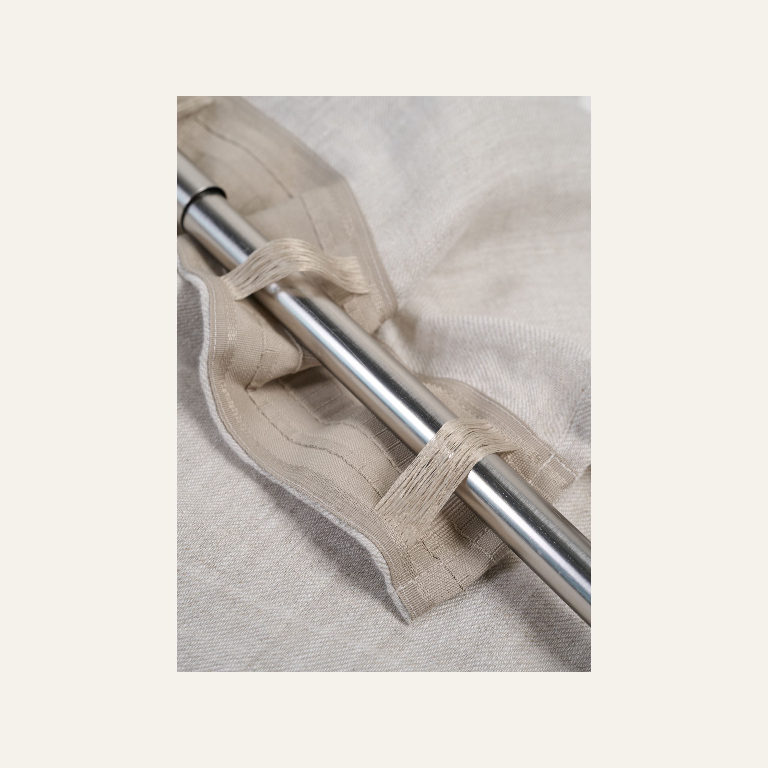 Linane kardin naturaalne toon - 3