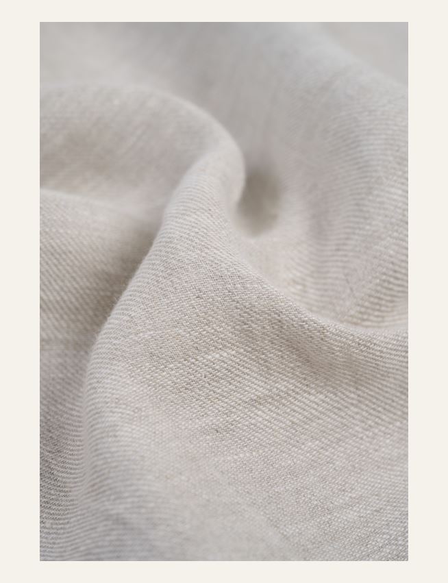 Linane kardin naturaalne toon - 2