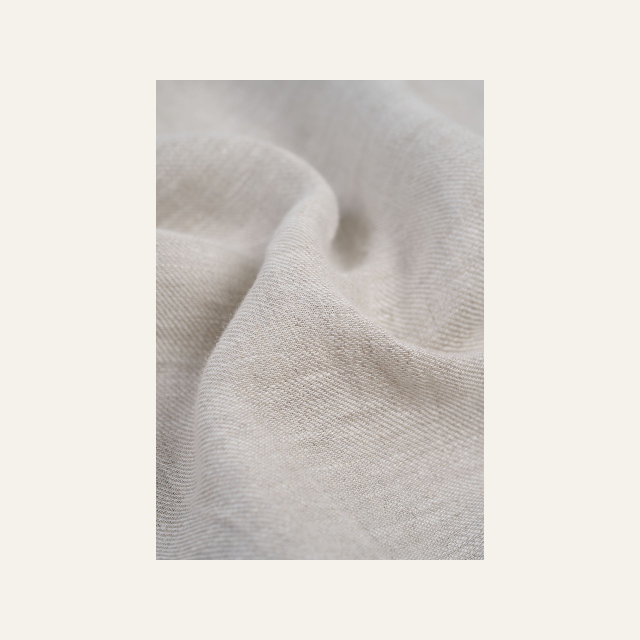 Linane kardin naturaalne toon - 2