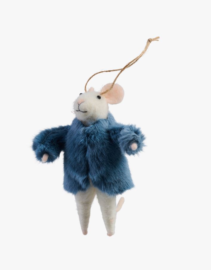 Jõuluhiir mitmevärviline/sinine - 6,1x5x11 cm mitmevärviline/sinine - 1