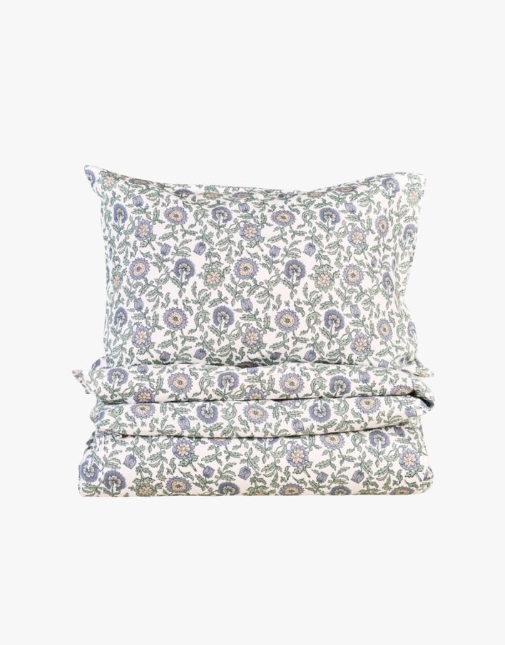 Flanell voodipesukomplekt roheline - 150x210 cm roheline - 1