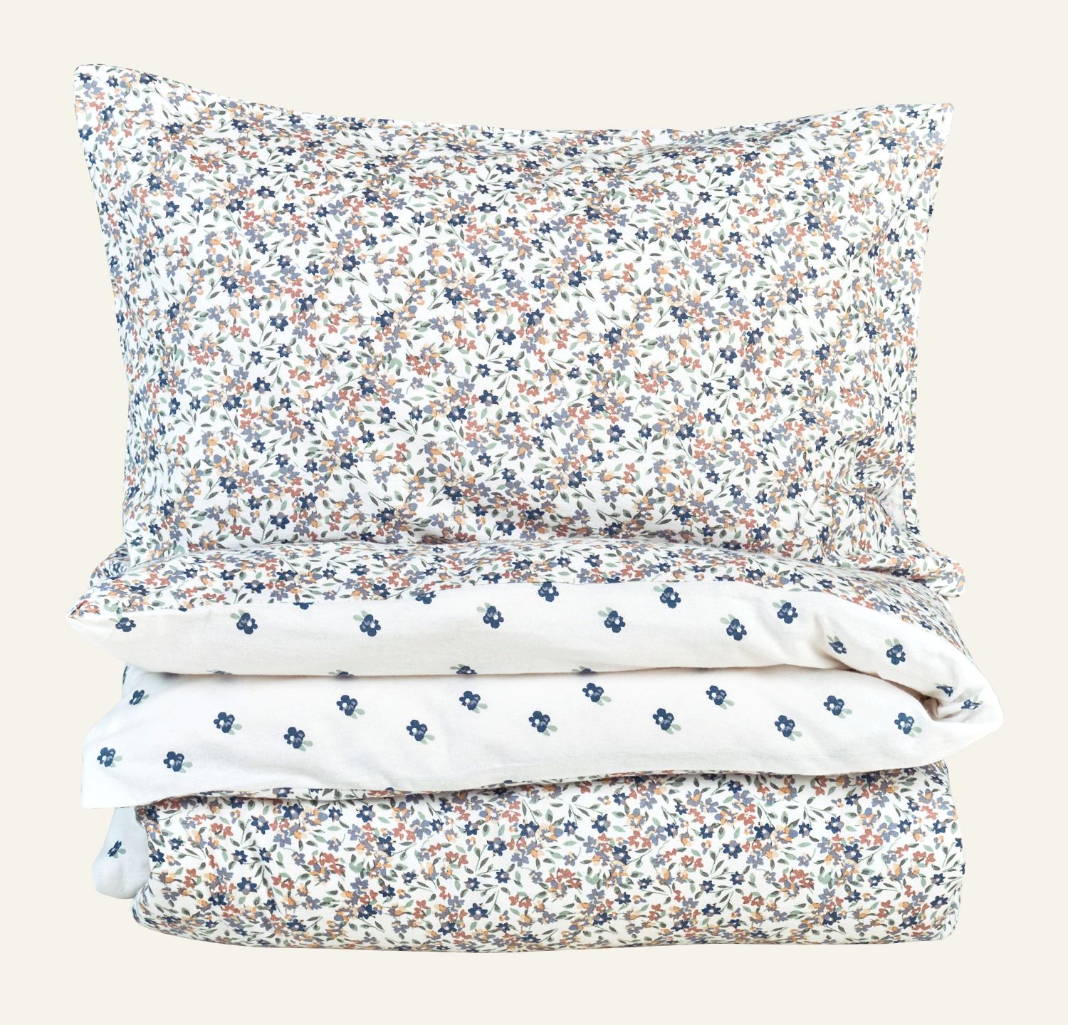 Flanell voodipesukomplekt mitmevärviline - 150x210 cm mitmevärviline - 1