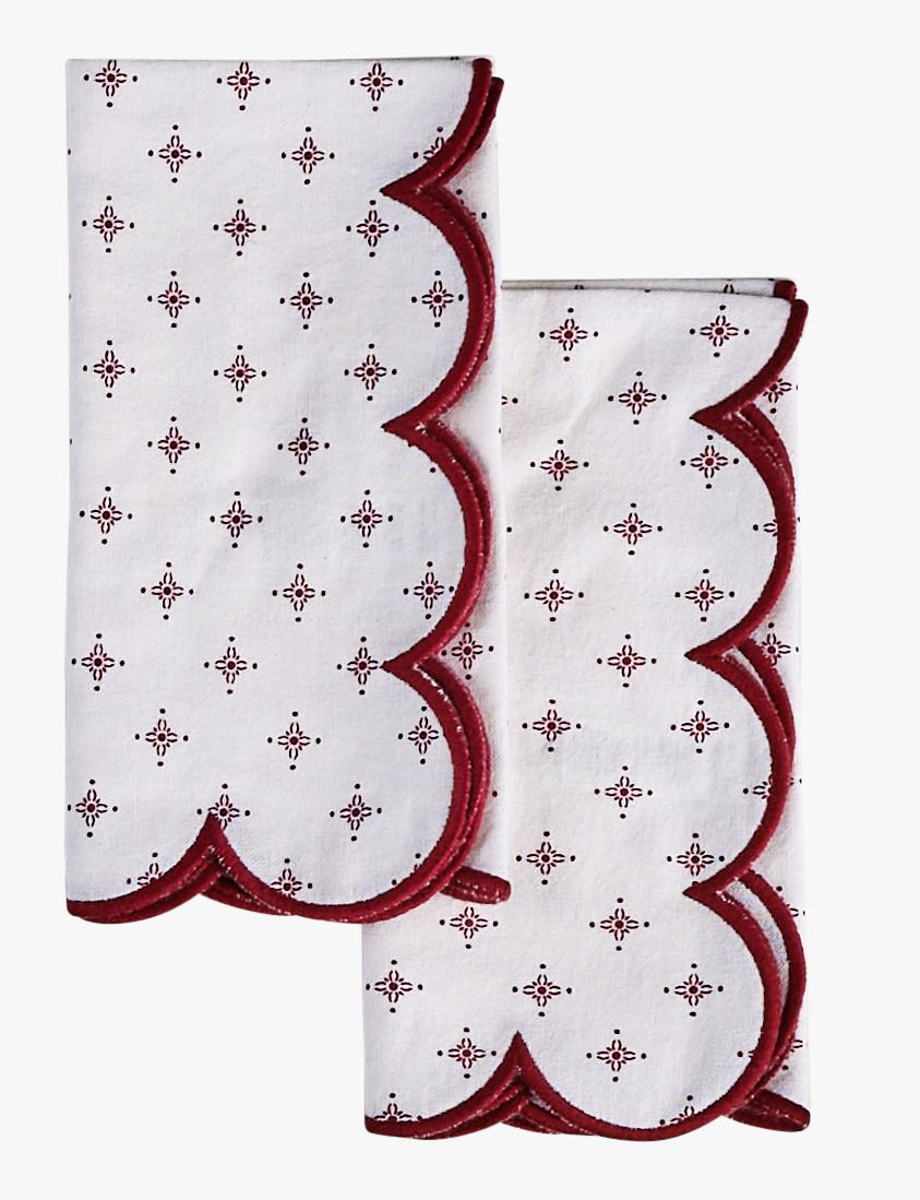 Kangast salvrätik 2tk           punane - 45x45 cm punane - 1