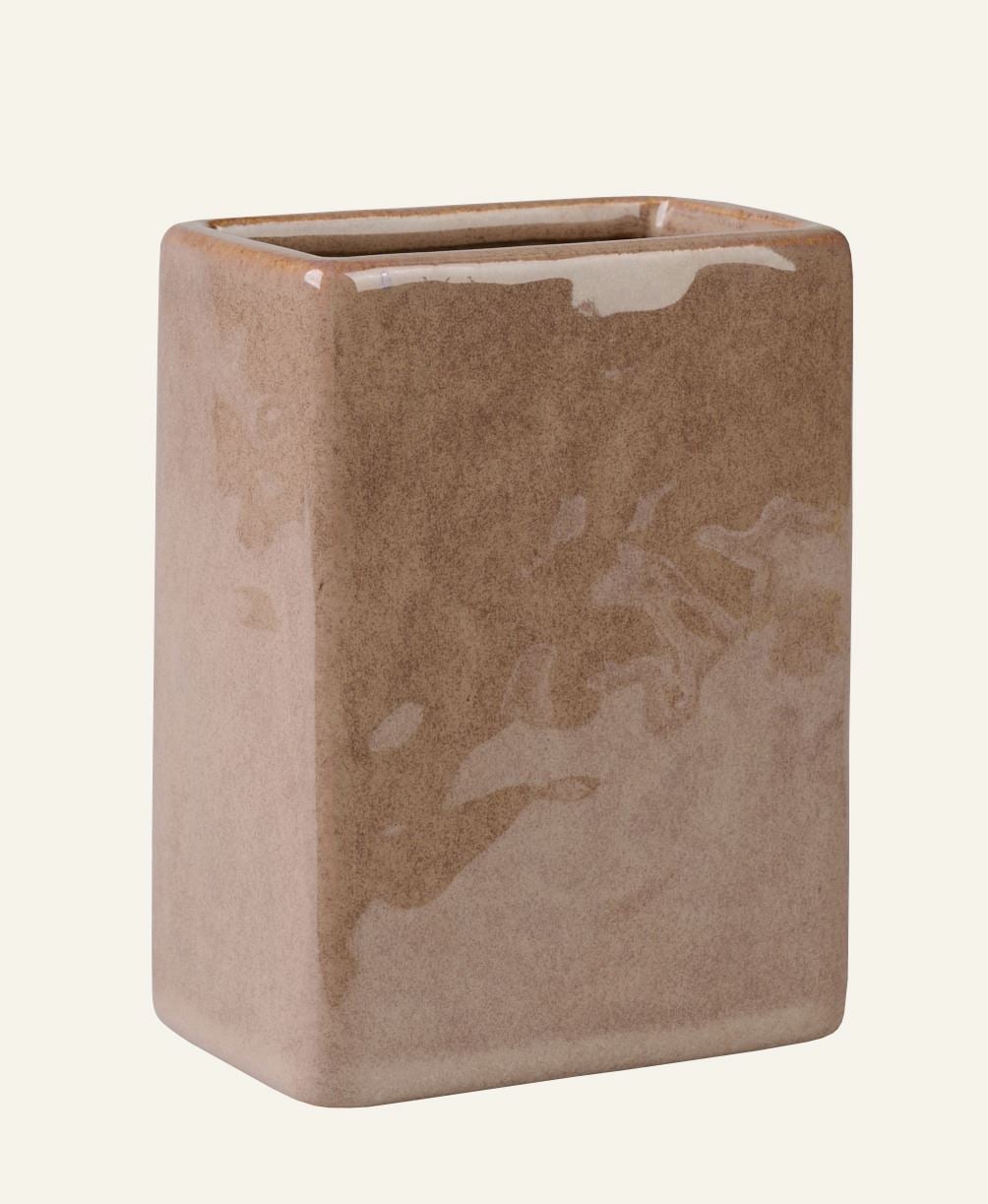 Hambaharjahoidja pruun - 7,2x7,2x11 cm pruun - 1