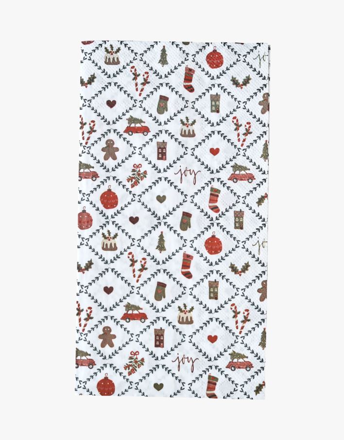 Pabersalvrätik mitmevärviline/punane - 33x42 cm mitmevärviline/punane - 1