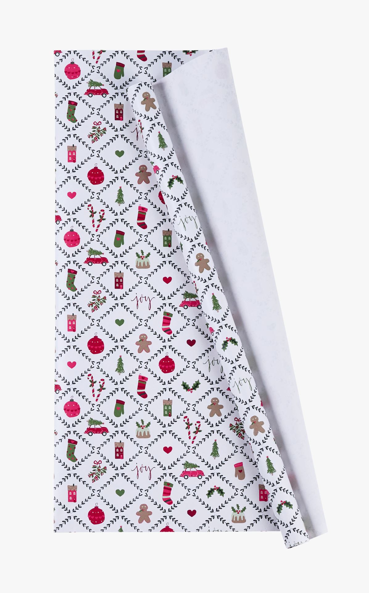 Kinkepaber valge - 70cm x 3m valge - 1