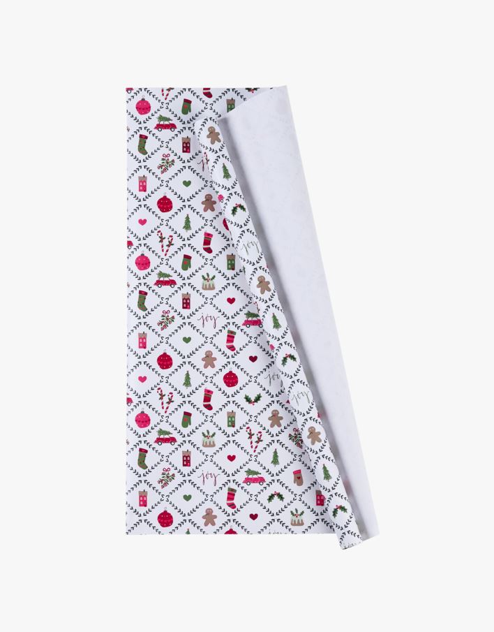 Kinkepaber valge - 70cm x 3m valge - 1