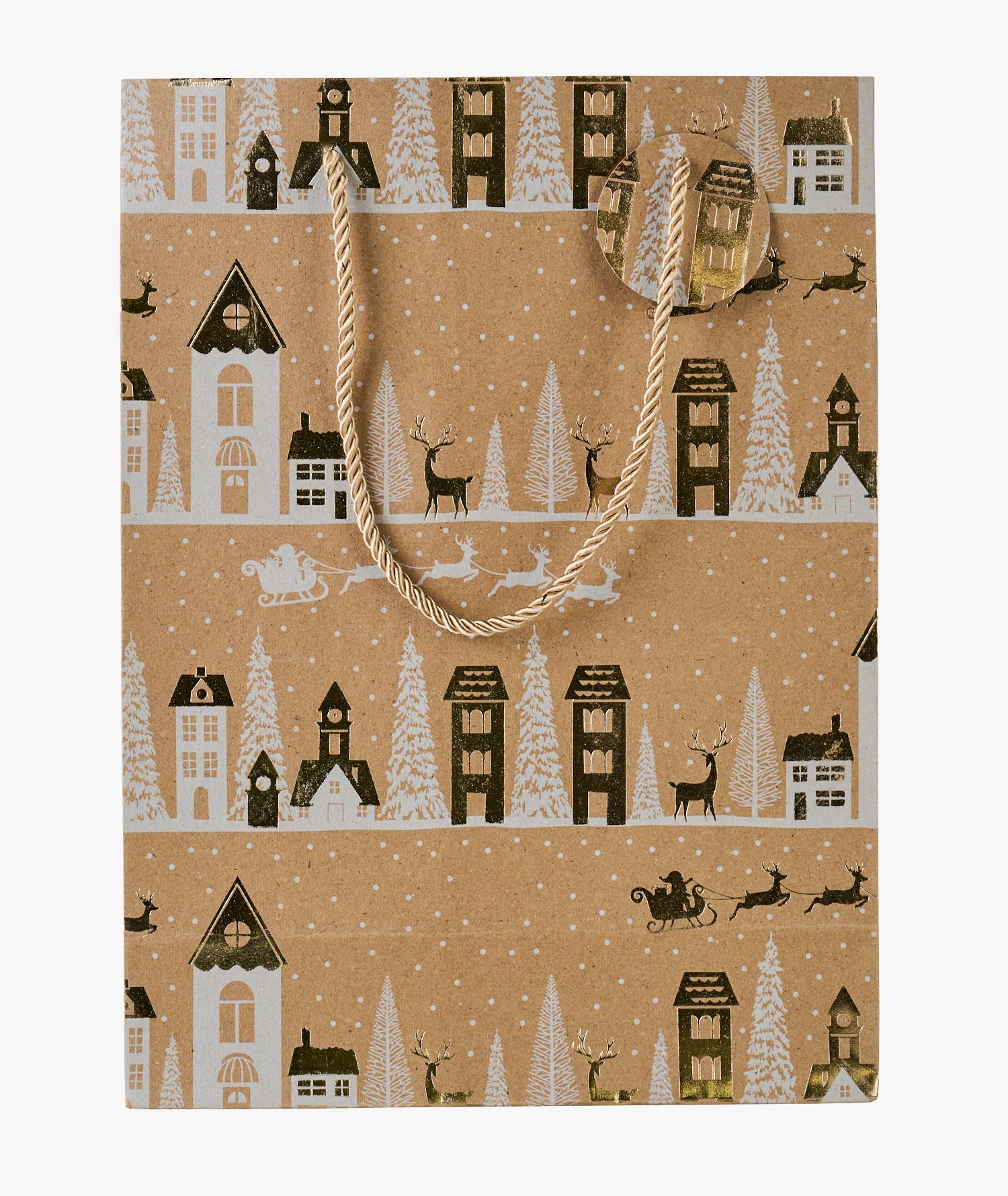 Kinkekott naturaalne toon - 26x35x12 cm naturaalne toon - 1