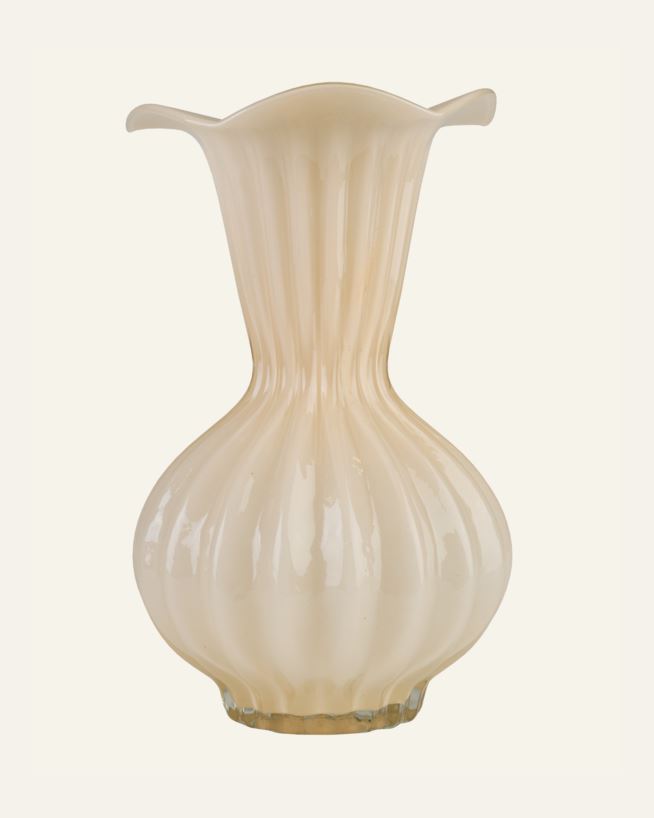 Vaas hele beige - 17x17x27 cm hele beige - 1