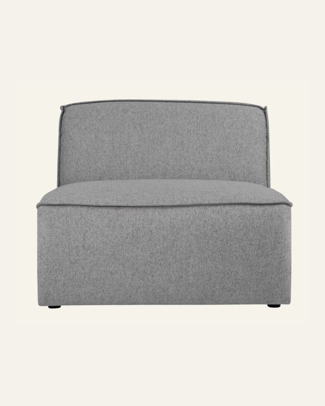 1,5-kohaline moodul ilma käetugedeta hall - 90x93x73 cm hall - 1