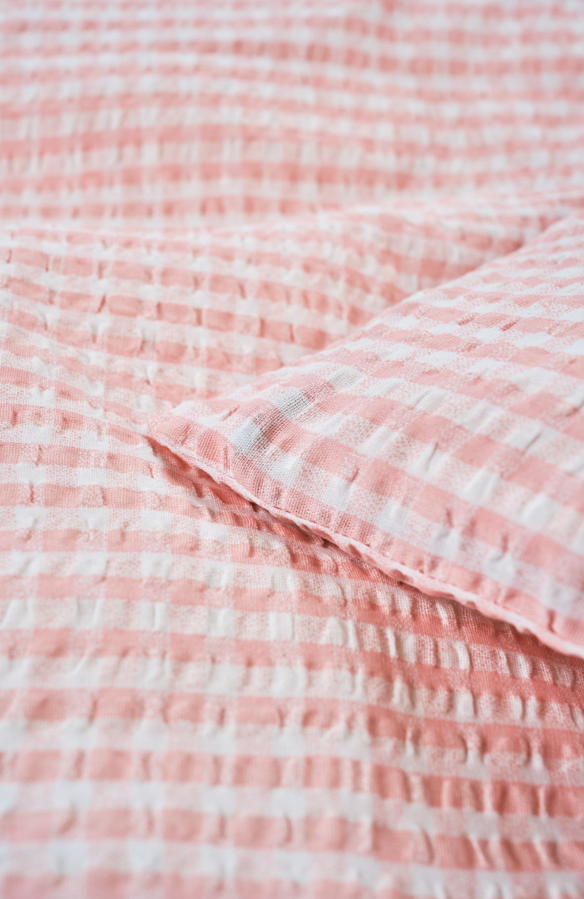 Voodipesukomplekt krepp-puuvillane roosa - 3