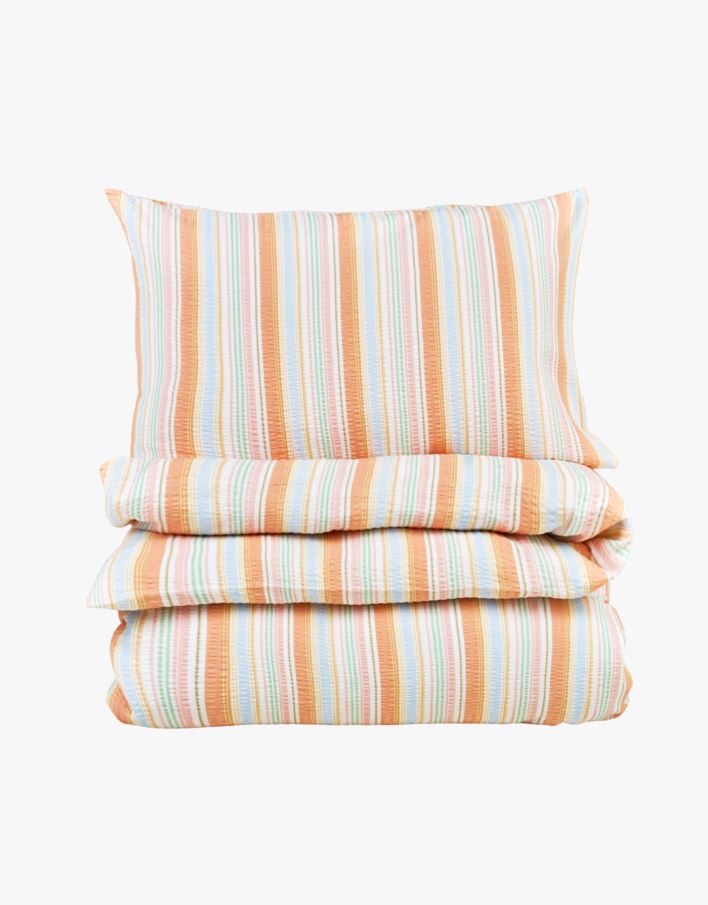 Voodipesukomplekt krepp-puuvillane mitmevärviline - 150x210+50x60 cm mitmevärviline - 1