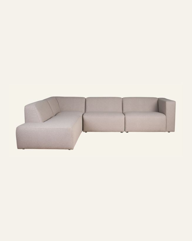 Mooduldiivan 4 osa avatud ots vasakul beež - 293x227x73 cm beež - 1