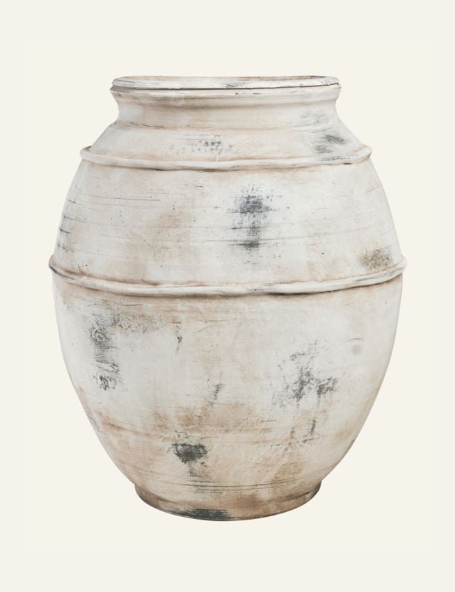 Keraamiline vaas loodusvalge - 2