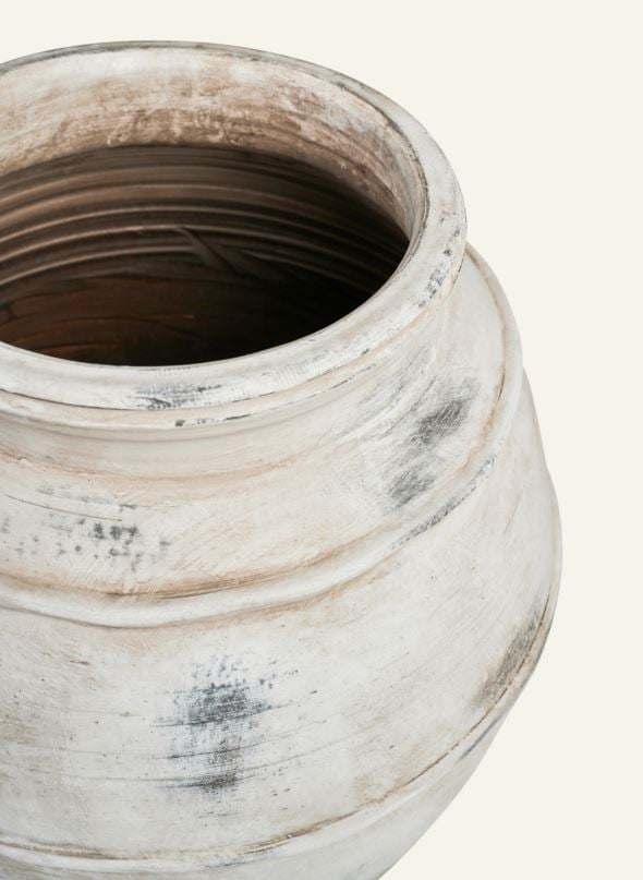 Keraamiline vaas loodusvalge - 5