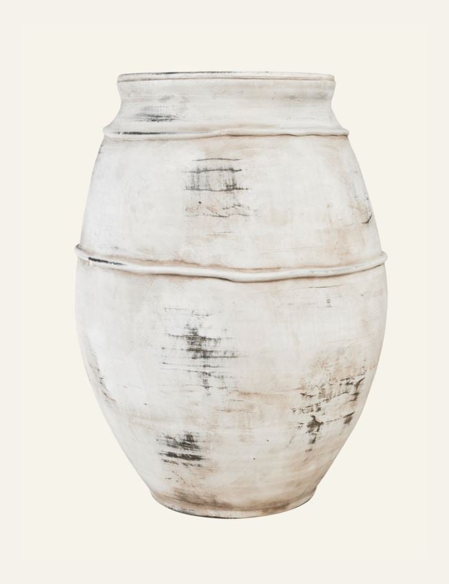 Keraamiline vaas loodusvalge - 3