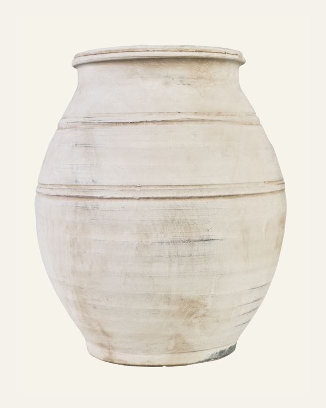Keraamiline vaas loodusvalge - 50x50x57 cm loodusvalge - 1