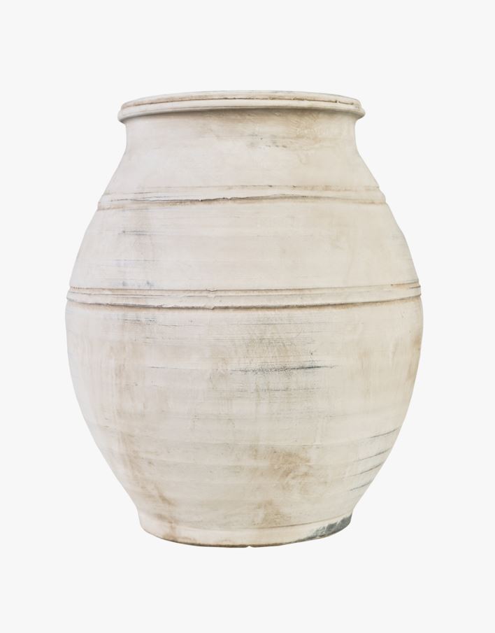 Keraamiline vaas loodusvalge - 50x50x57 cm loodusvalge - 1