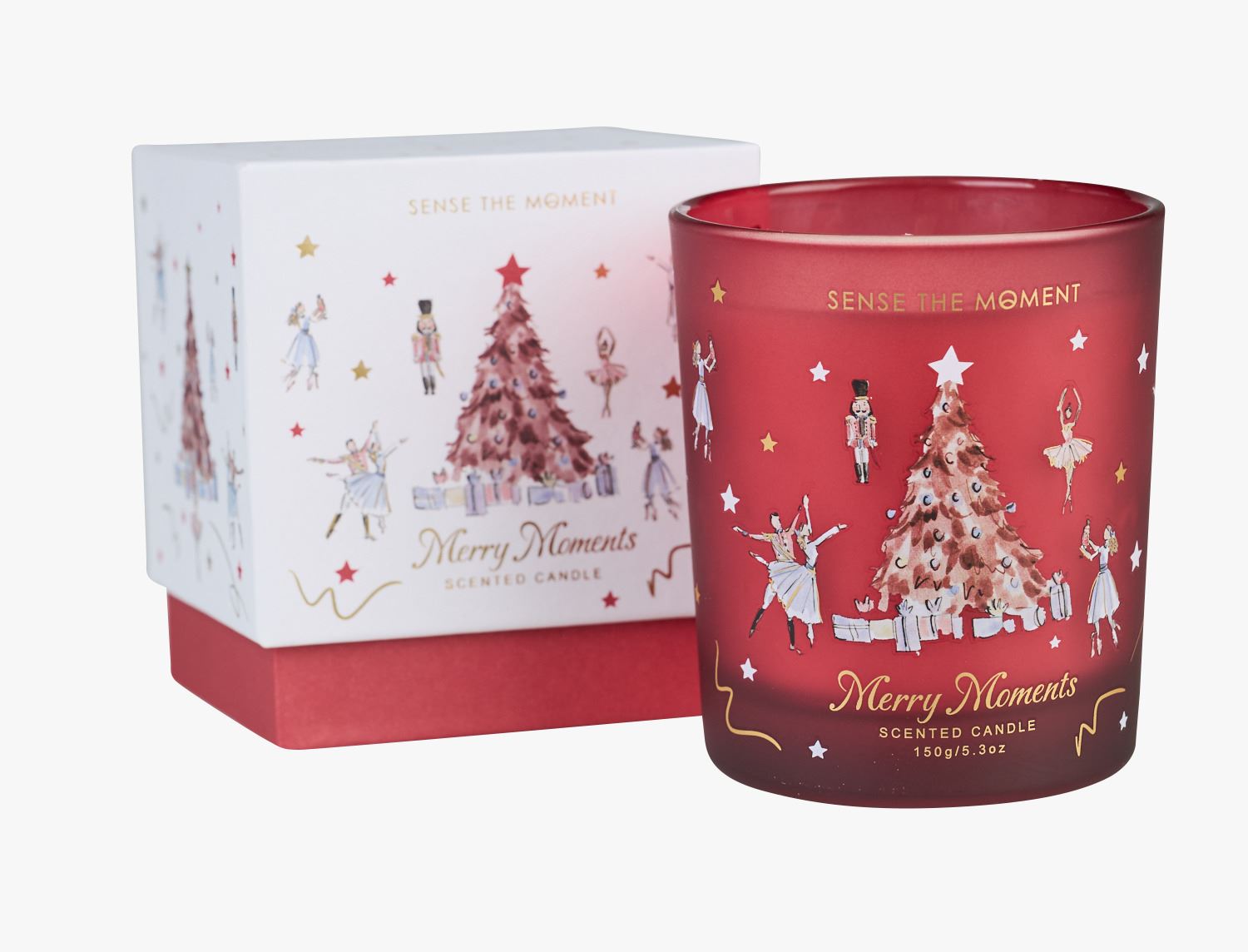 Lõhnaküünal mitmevärviline/punane - 150 g mitmevärviline/punane - 1