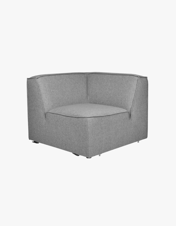 Mooduldiivani nurgaosa hall - 93x93x73 cm hall - 1